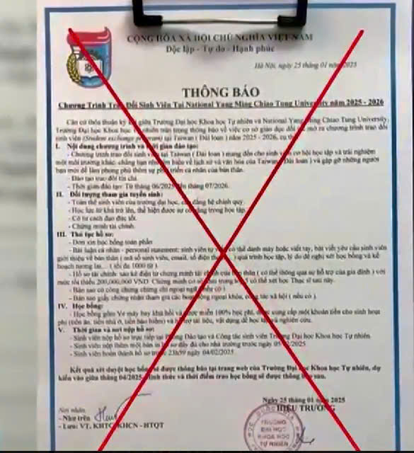 Các thông tin lừa đảo du học được đối tượng thực hiện tinh vi.