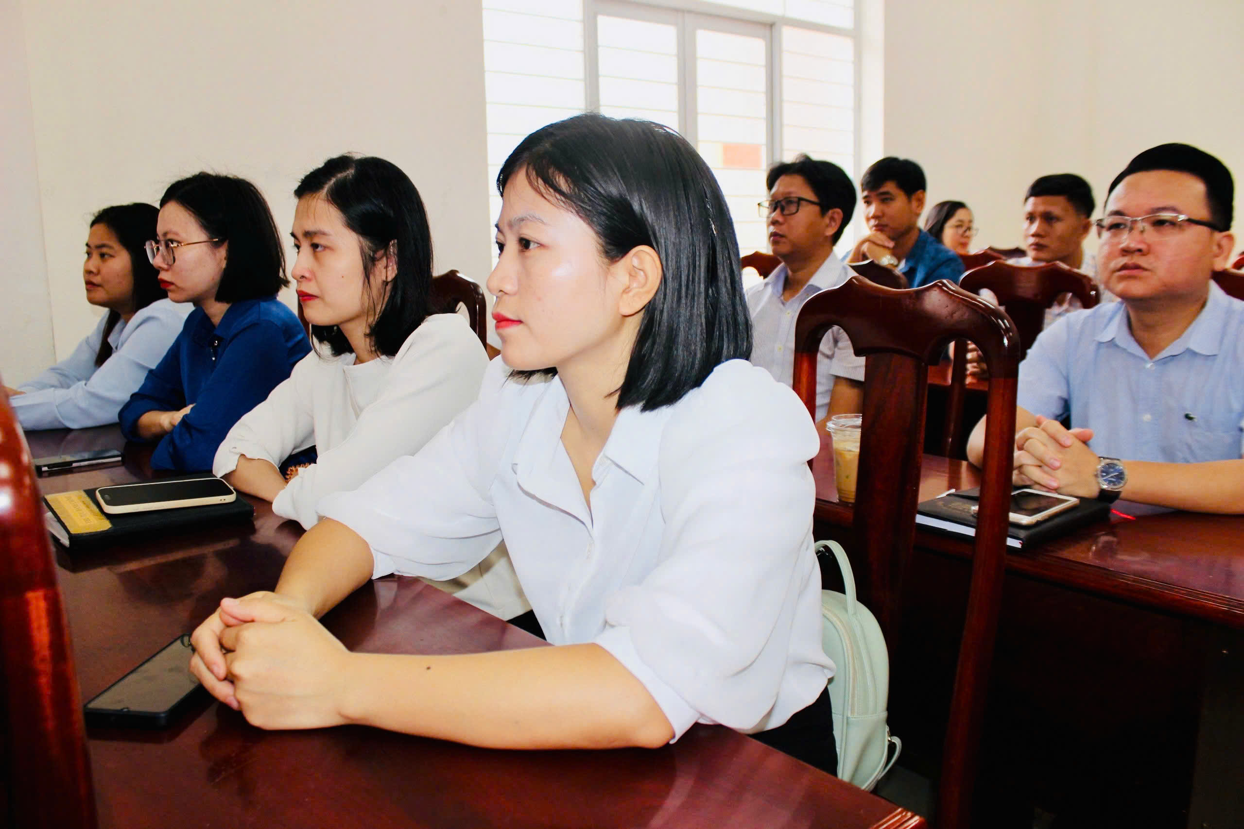 Học viên tham dự lớp bồi dưỡng.