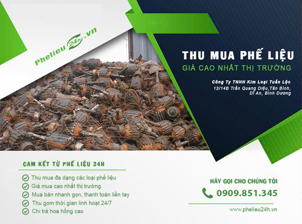 Thu gom phế liệu giá cao cạnh tranh của Phelieu24h