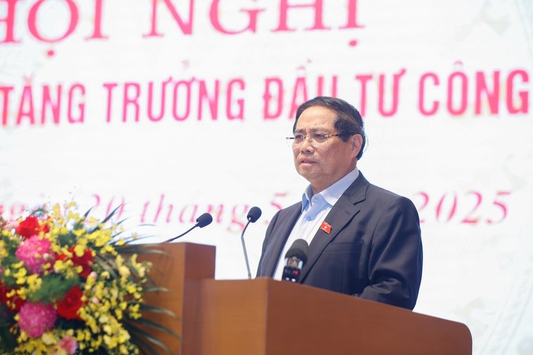 Thủ tướng Phạm Minh Chính phát biểu tại Hội nghị - Ảnh: VGP/Nhật Bắc