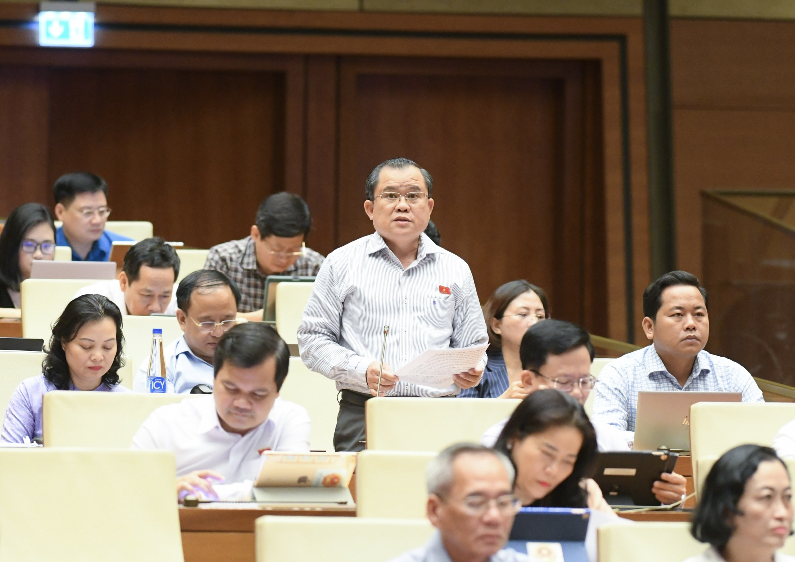 Đại biểu Nguyễn Tâm Hùng đề xuất hoàn thiện tiêu chí và quy trình bầu cử, bảo đảm tính đại diện và khả thi tại cơ sở.