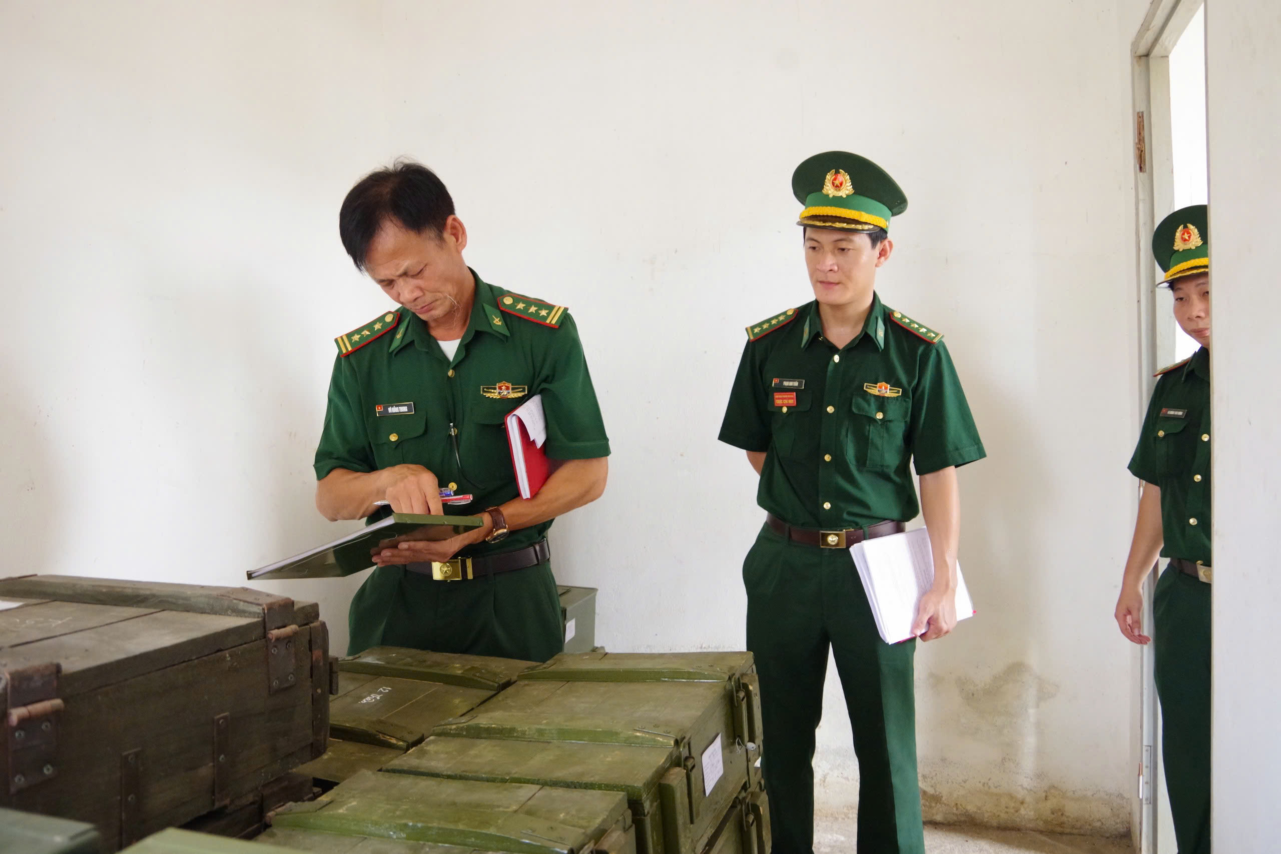 Đoàn kiểm tra công tác Hậu cần, Kỹ thuật.