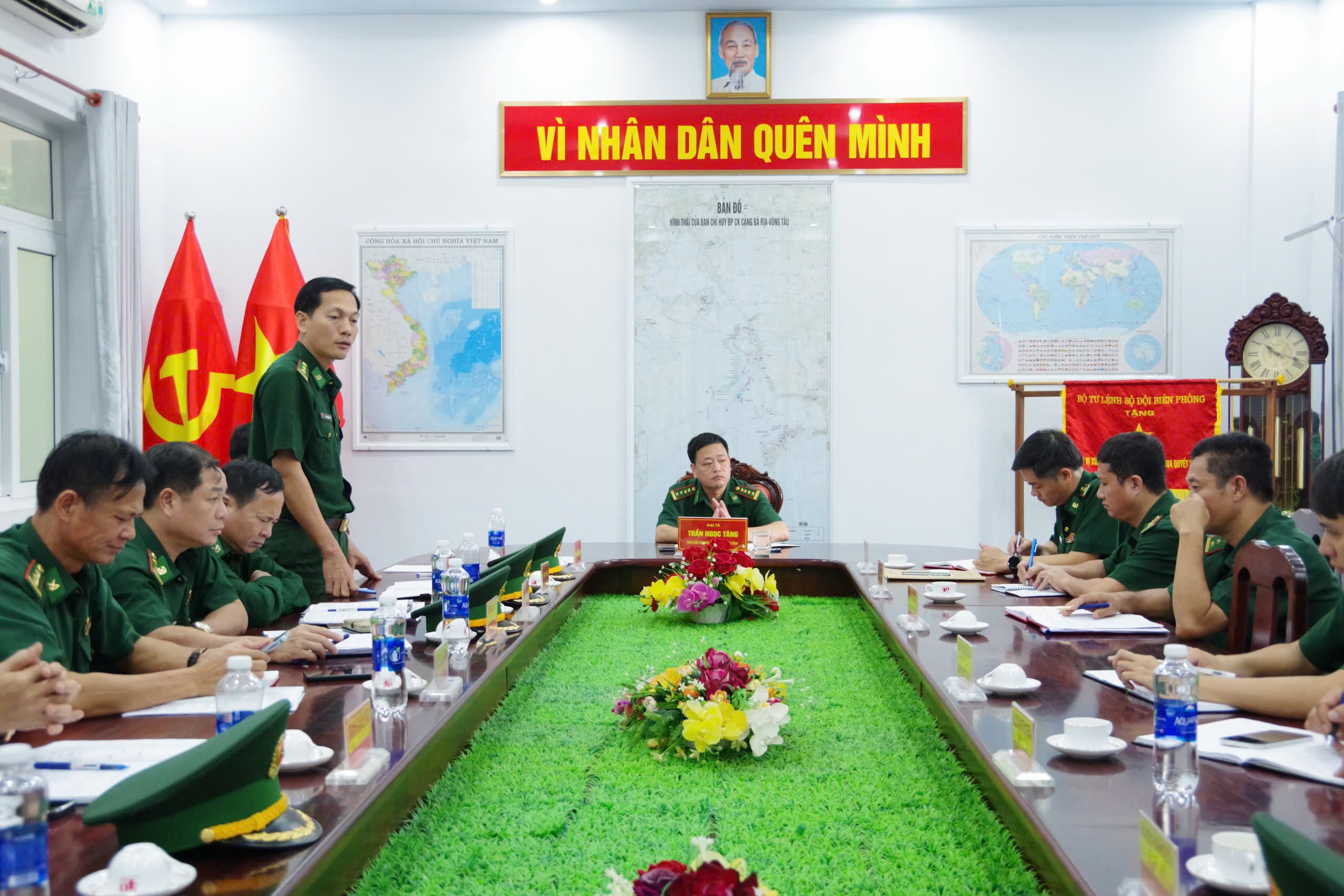 Đoàn kiểm tra ghi nhận những nỗ lực của các cơ quan, đơn vị trong công tác xây dựng đơn vị điểm vững mạnh, toàn diện 