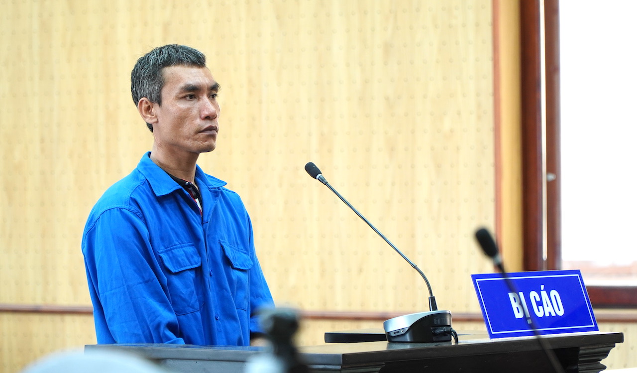 Bị cáo Danh Hoàng tại phiên xét xử.