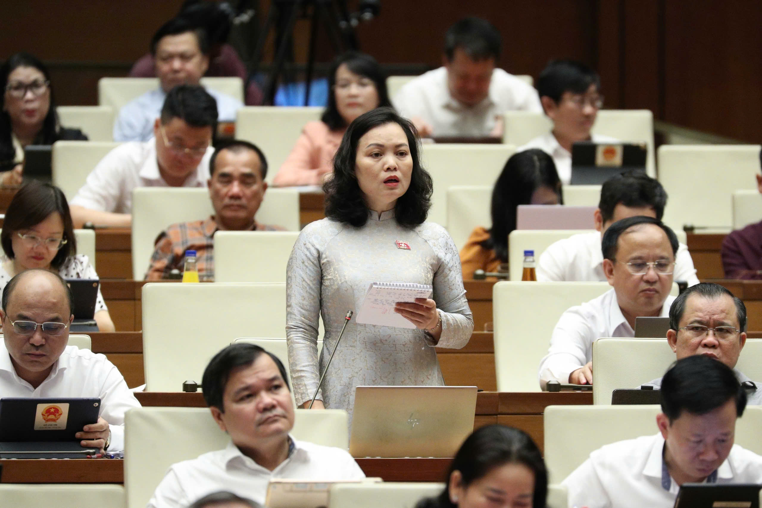 Đại biểu Huỳnh Thị Phúc, Phó Trưởng Đoàn Đại biểu Quốc hội tỉnh Bà Rịa – Vũng Tàu: “Hoàn thiện khung pháp lý để xử lý nợ xấu hiệu quả, kiểm soát sở hữu chéo minh bạch”.
