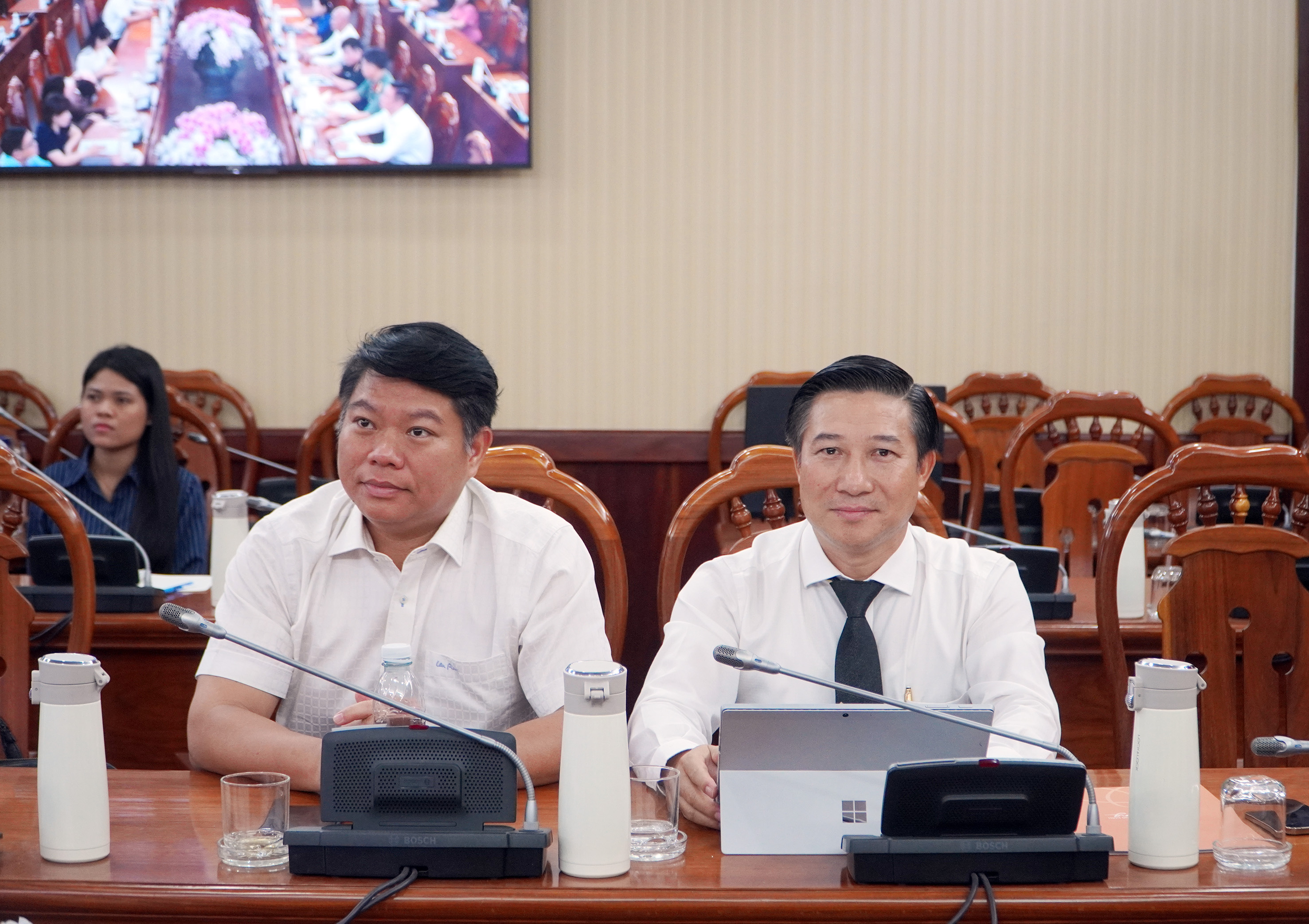 Các đại biểu tham dự tọa đàm tại điểm cầu tỉnh Bà Rịa-Vũng Tàu.