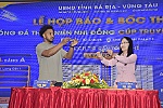 Xuân Son dự họp báo Giải bóng đá Thiếu niên - Nhi đồng BRT lần thứ 6
