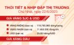 Thời tiết & nhịp đập thị trường 22/6