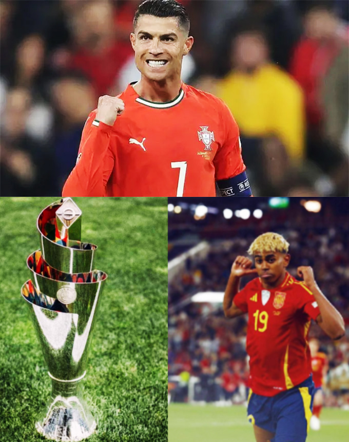 Chung kết Nations League 2024/25: Cuộc gặp gỡ thú vị giữa Ronaldo và Yamal