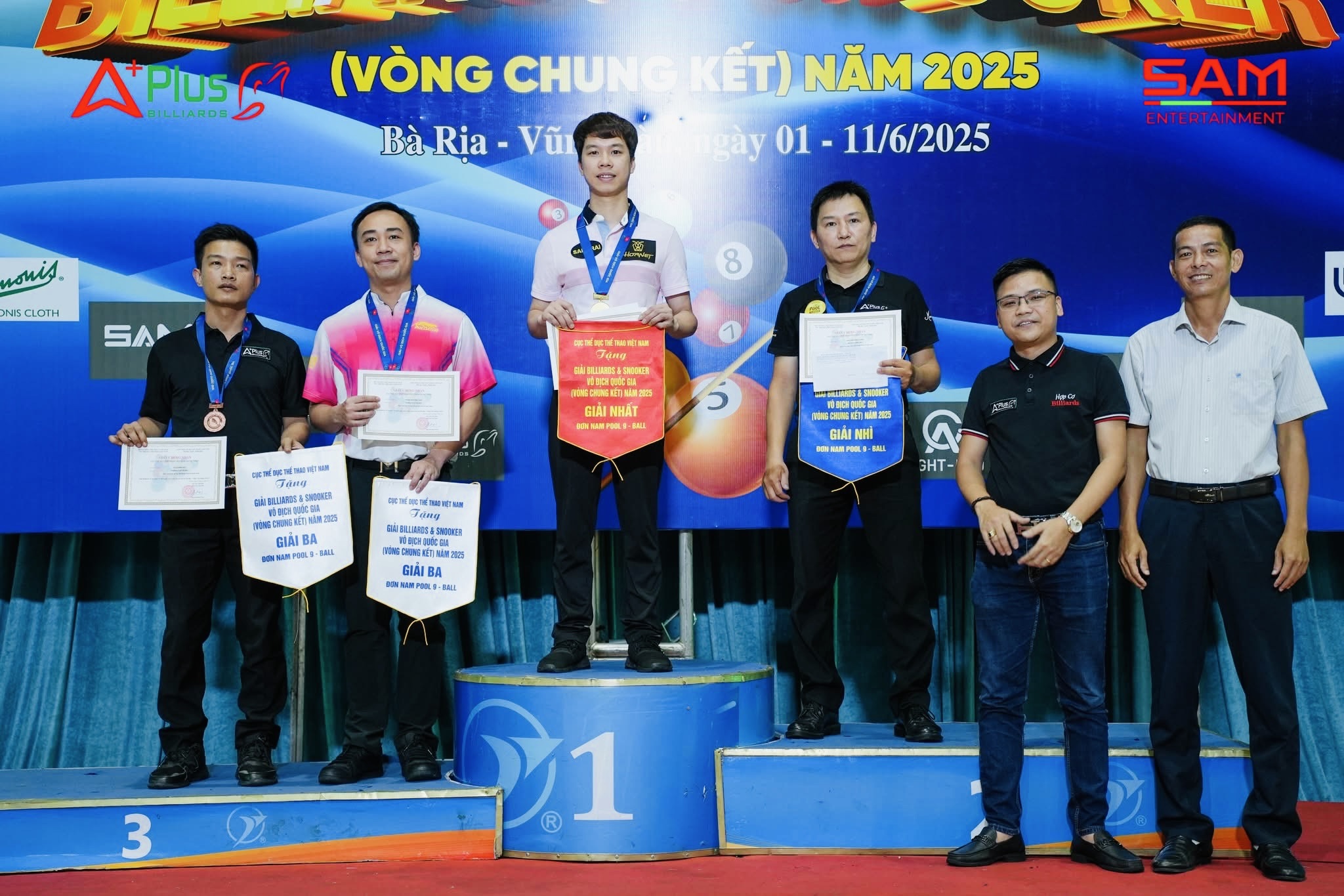Giải billiards & snooker Vô địch quốc gia khép lại không có nhiều bất ngờ