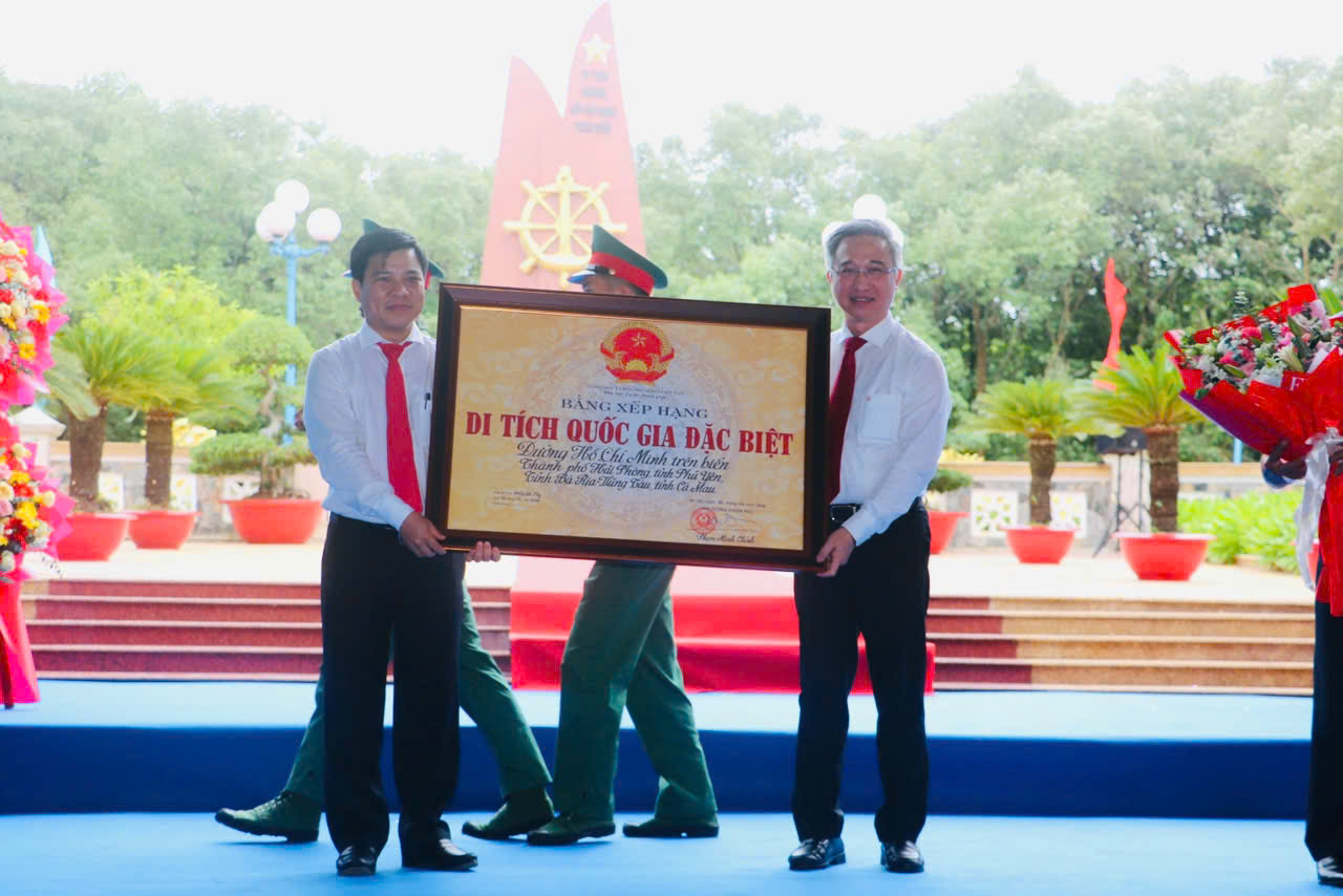 Công nhận đường Hồ Chí Minh trên biển là di tích quốc gia đặc biệt