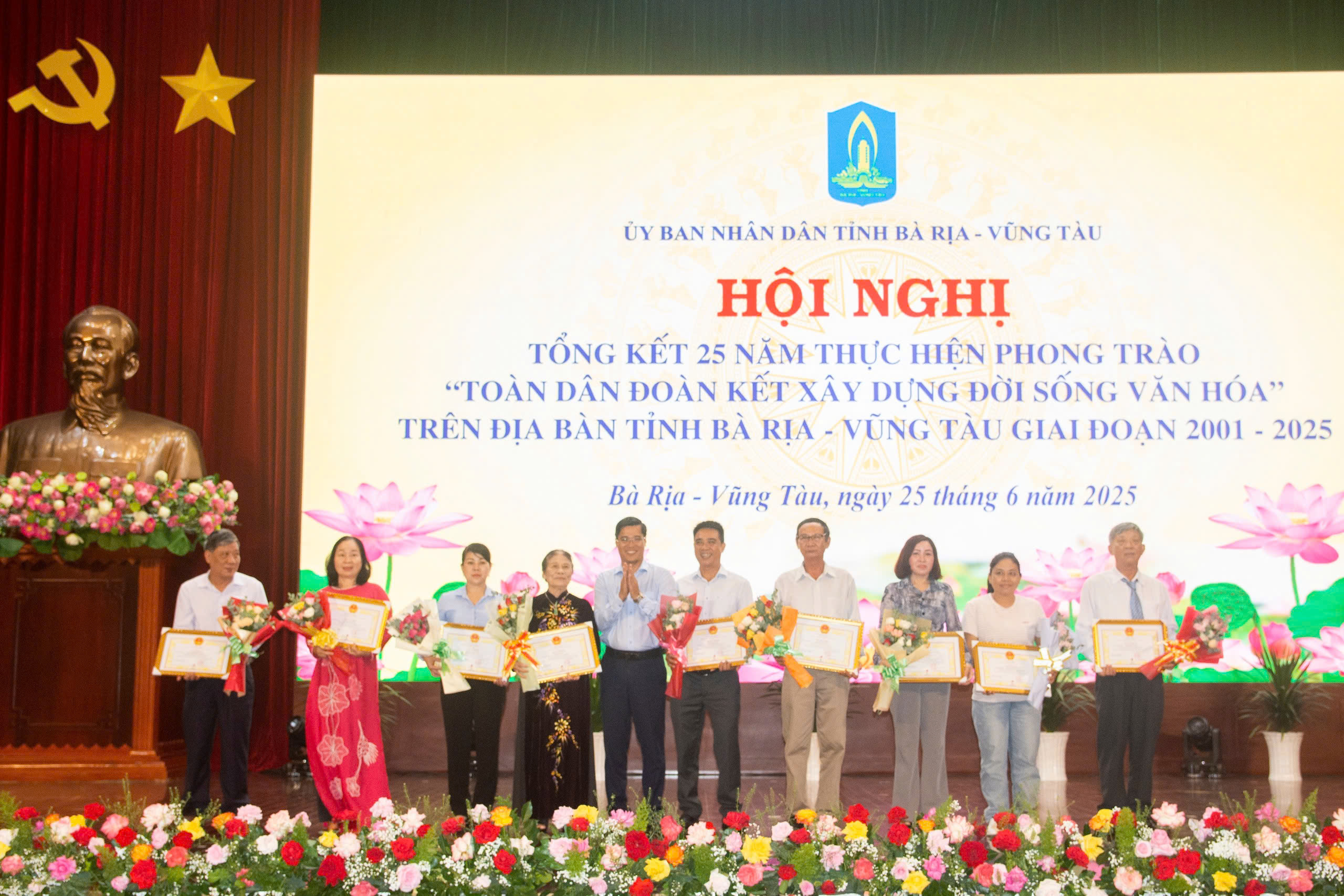 98,29% gia đình Bà Rịa-Vũng Tàu được công nhận 