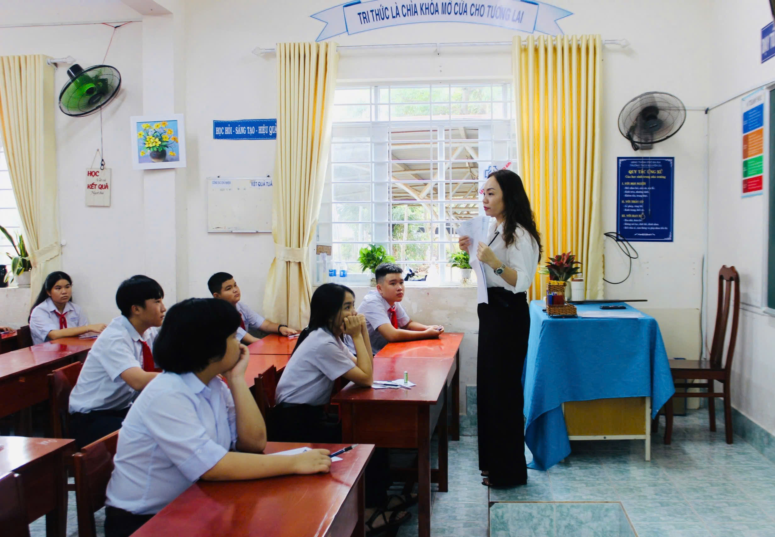 Sở GD-ĐT đã tổ chức 2 kỳ thi thử để học sinh được tập dượt.