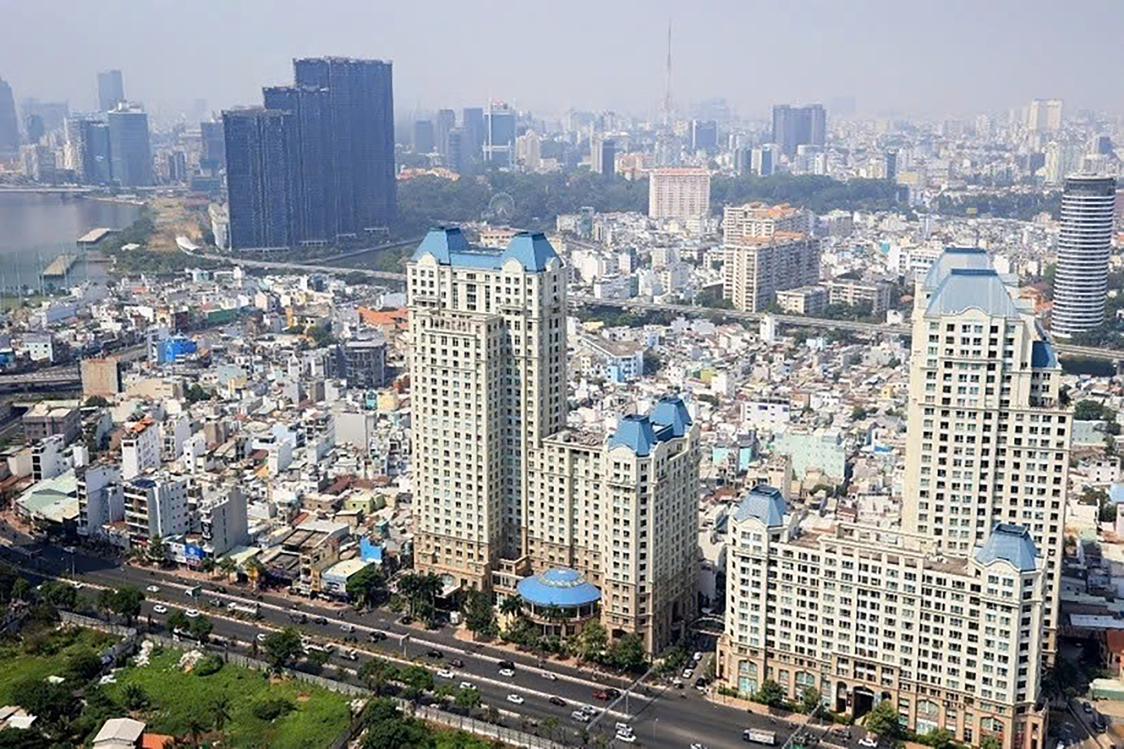  Một khu vực ở TP.Hồ Chí Minh.