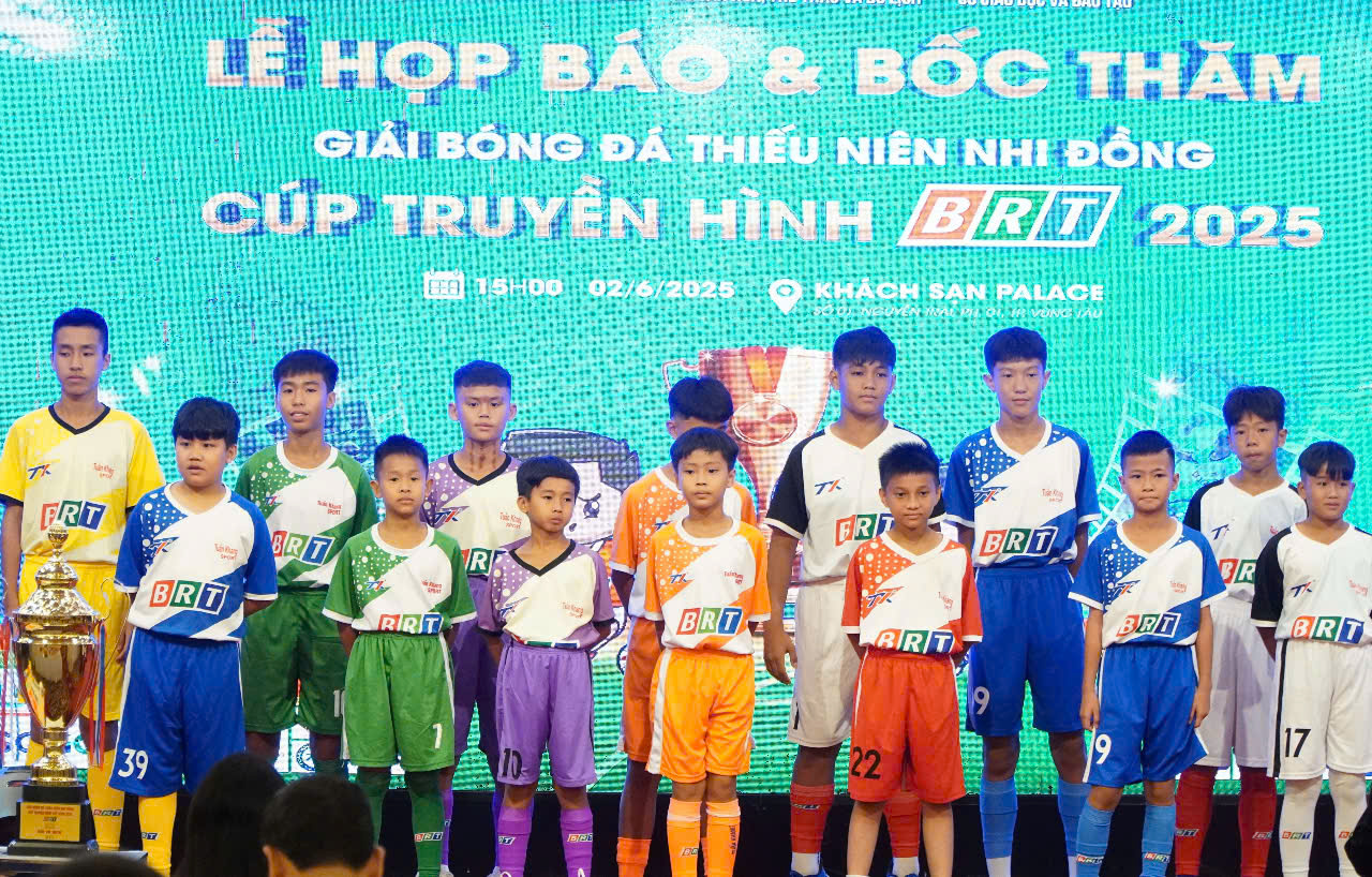 Trang phục thi đấu của các đội bóng tại Giải Giải bóng đá Thiếu niên - Nhi đồng Cúp Truyền hình BRT lần thứ 6.