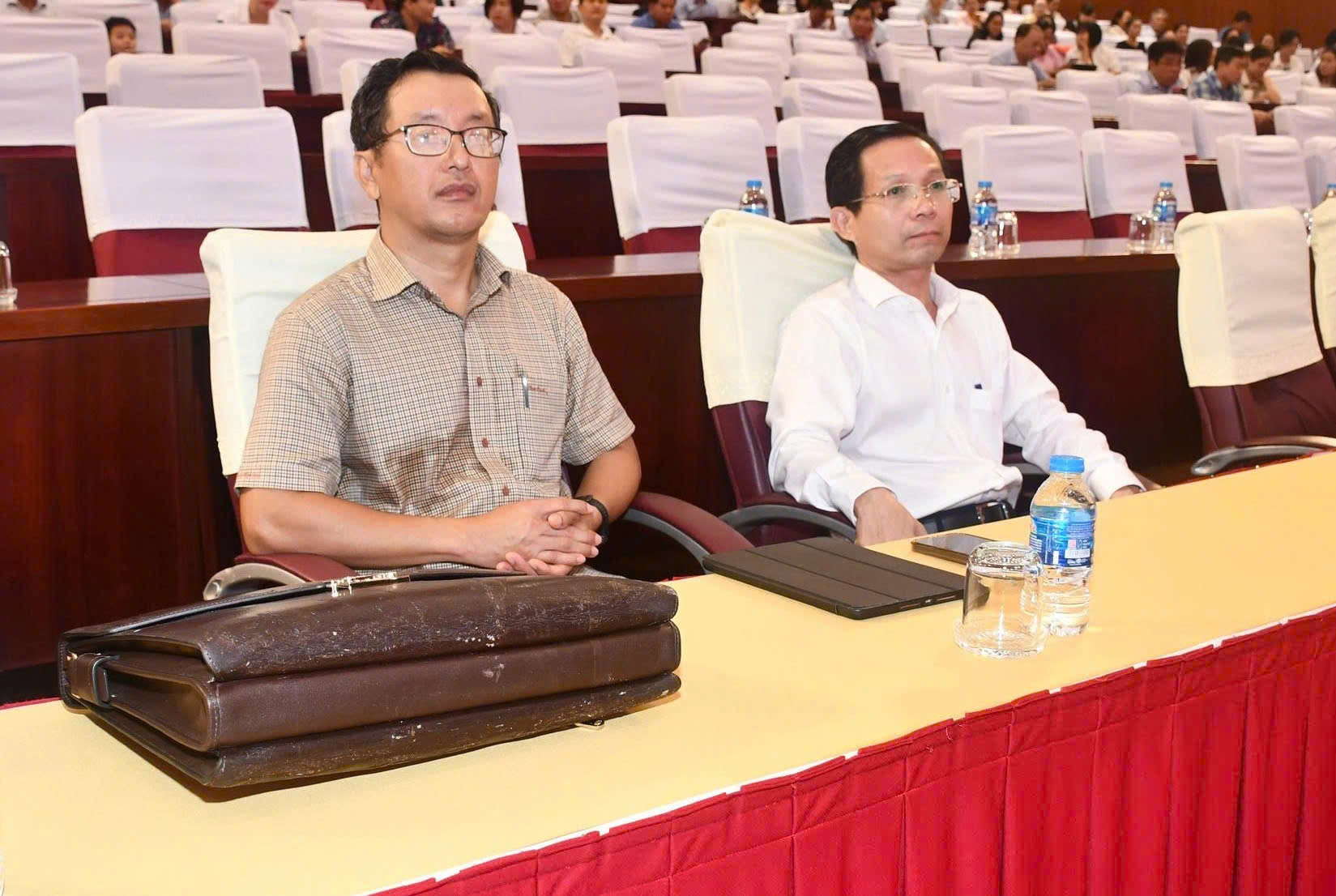 Lãnh đạo Ban Tuyên giáo và Dân vận Tỉnh ủy, lãnh đạo Đảng ủy các cơ quan Đảng tỉnh tham dự hội nghị.