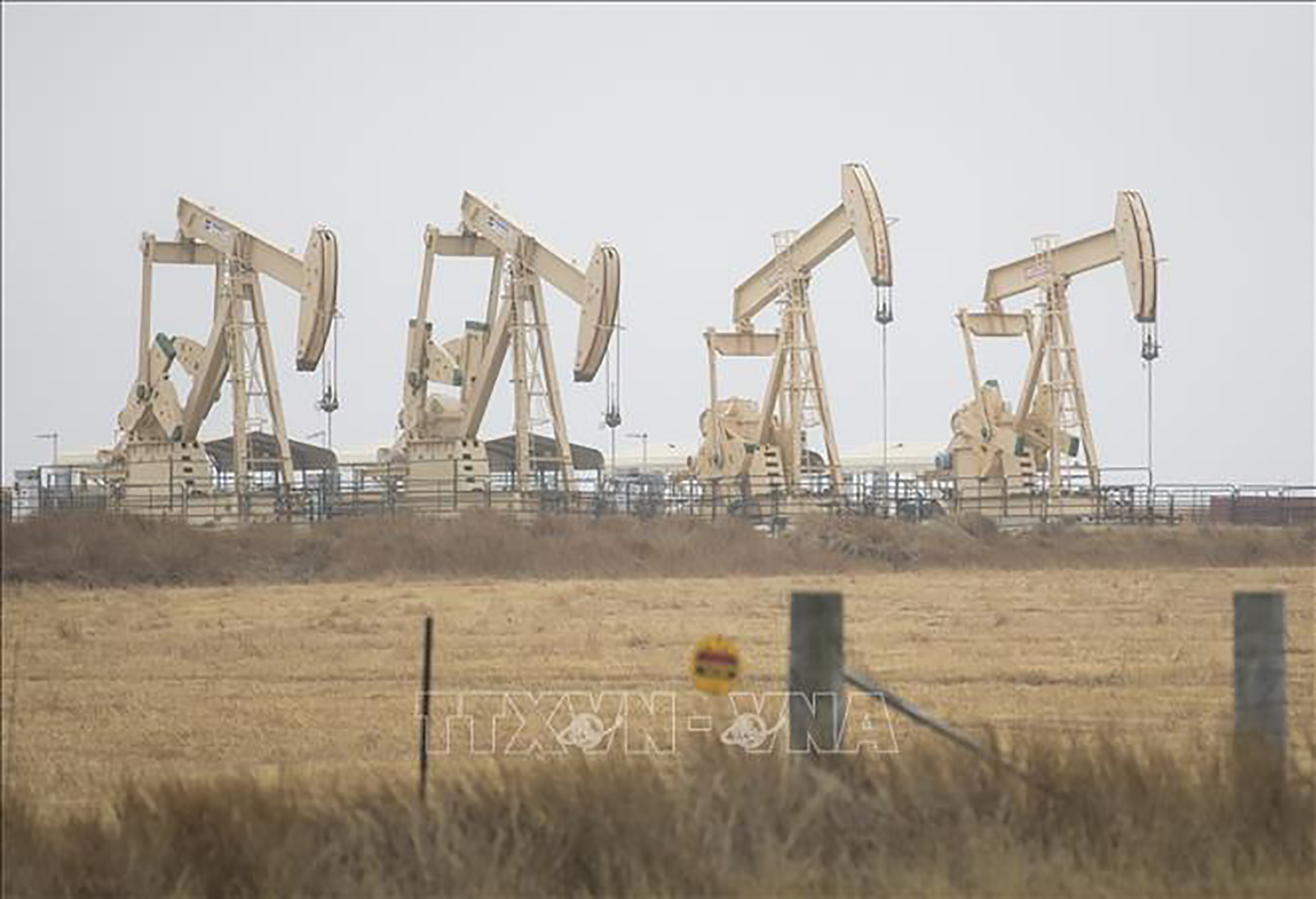 Giàn khoan dầu tại Texas, Mỹ.