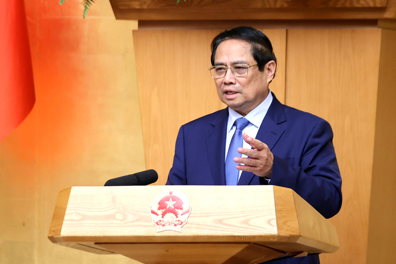 Thủ tướng Phạm Minh Chính chủ trì Phiên họp. Ảnh: Dương Giang