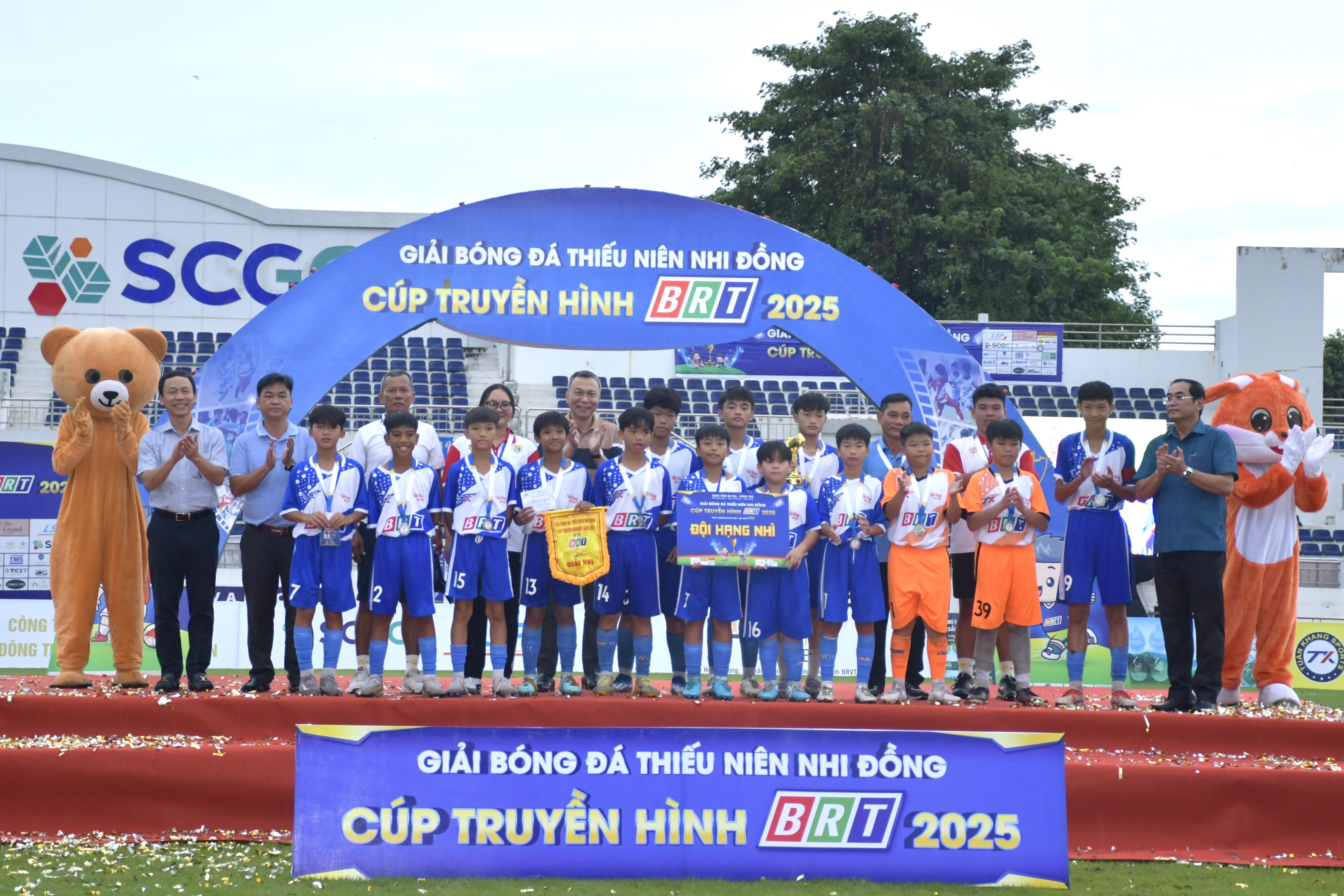U13 Bà Rịa nuối tiếc đứng hạng Nhì tại Cúp truyền hình BRT lần 6.