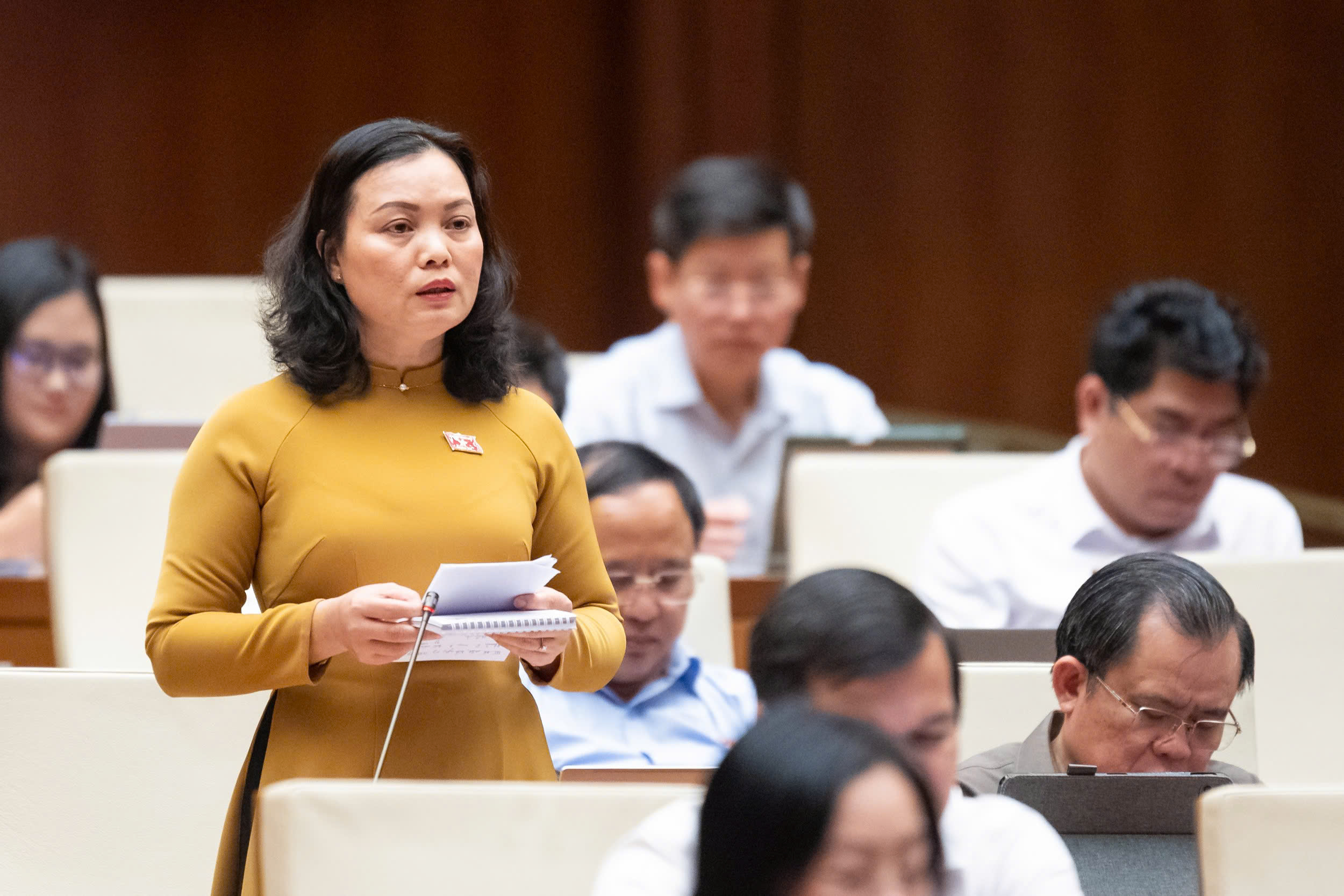 Đại biểu Huỳnh Thị Phúc, Phó Trưởng Đoàn Đại biểu Quốc hội tỉnh Bà Rịa – Vũng Tàu: “Tăng cường nền tảng pháp lý cho mô hình chính quyền hai cấp”.