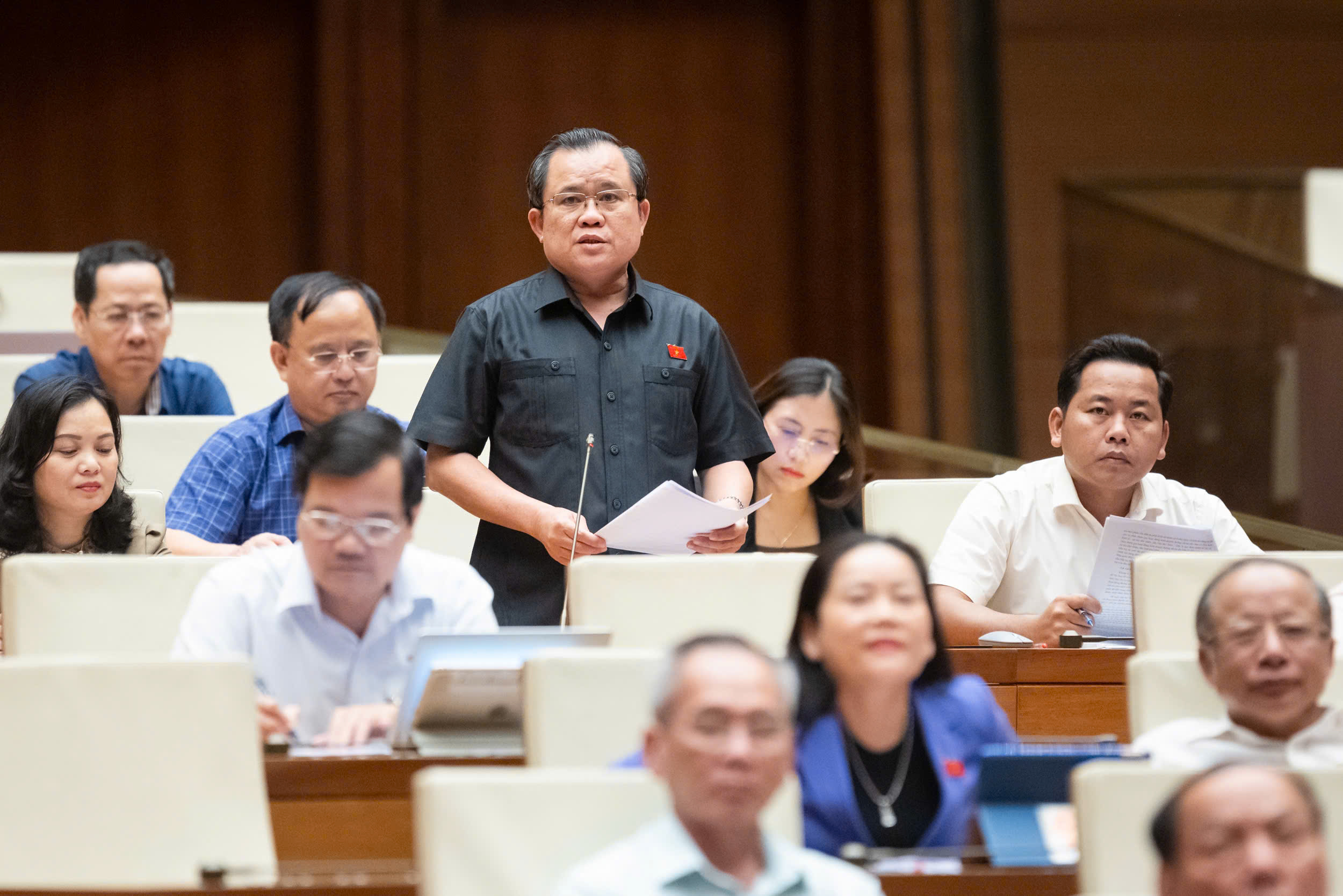 Đại tá Nguyễn Tâm Hùng, Ủy viên Ủy ban Quốc phòng, An ninh và Đối ngoại của Quốc hội, đại biểu tỉnh Bà Rịa - Vũng Tàu: “Cần Lan tỏa bản lĩnh Việt Nam trong sứ mệnh hòa bình quốc tế”.