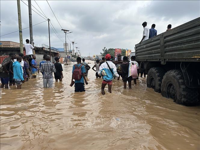 Ngập lụt tại Kinshasa, CHDC Congo.