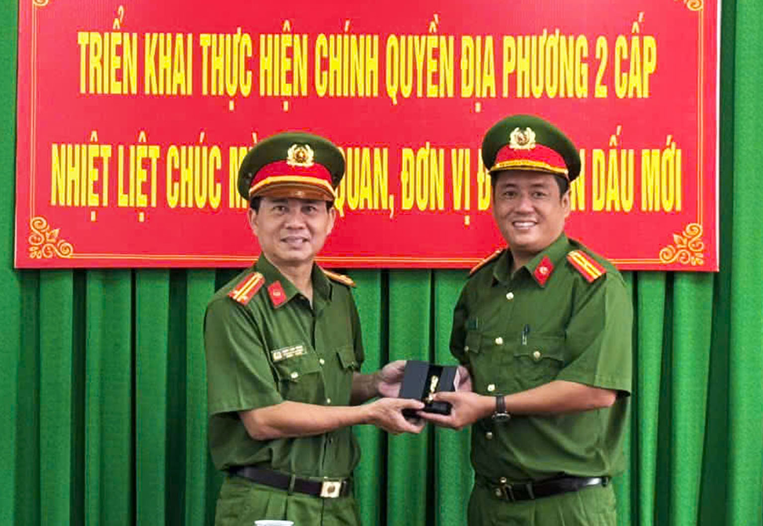 Công an tỉnh bàn giao con dấu tại TP.Vũng Tàu.