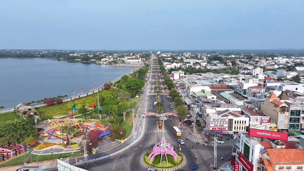 Một góc xã Hồ Tràm (TPHCM). 