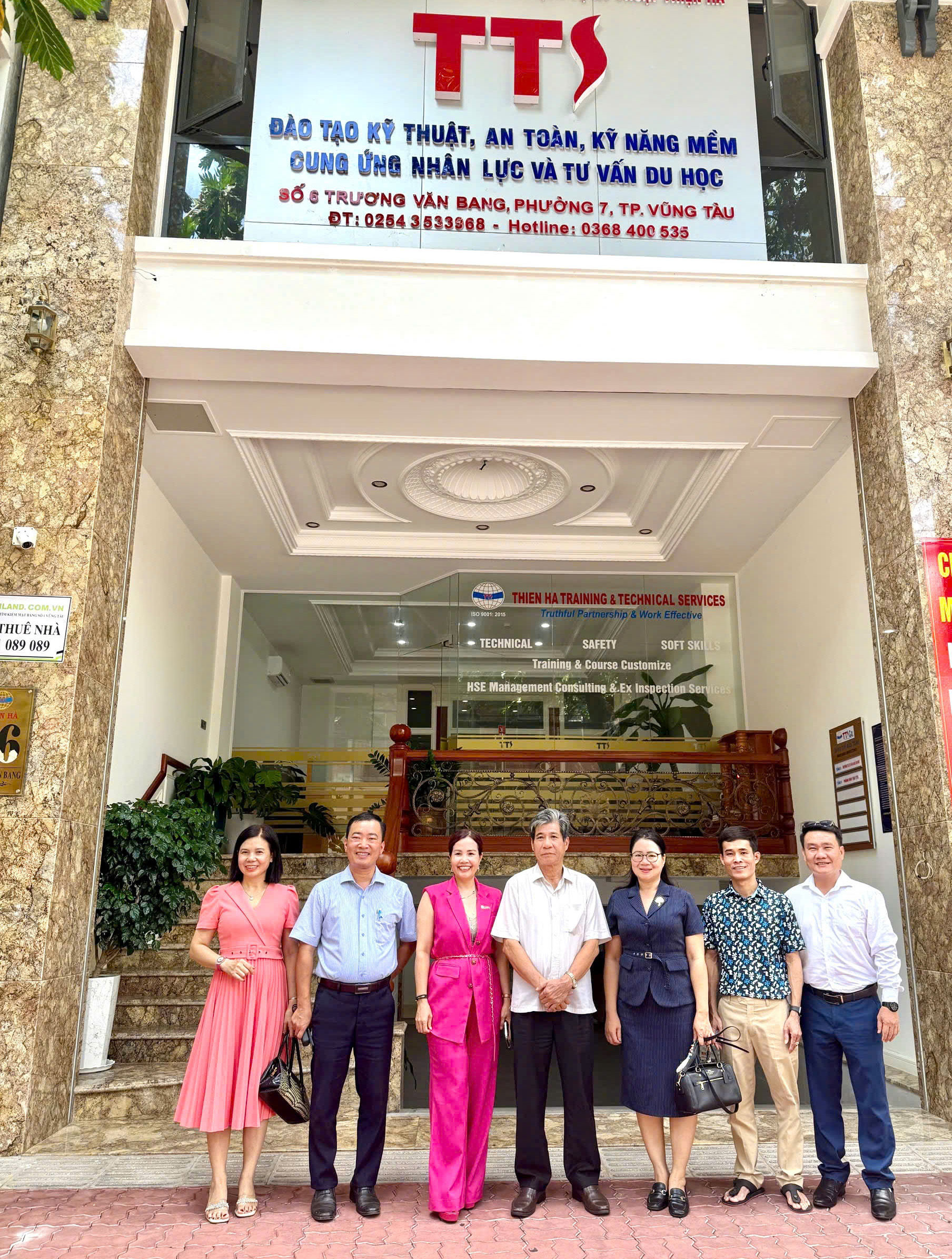 Đoàn lãnh đạo Hiệp hội Doanh nghiệp nhỏ và vừa Bà Rịa-Vũng Tàu gặp gỡ, ghi nhận ý kiến 
