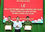 Phường Tam Thắng khen thưởng đột xuất 1 tập thể, 1 cá nhân ngăn chặn trộm cắp tại dự án Thùy Vân