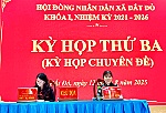 Kỳ họp thứ Ba HĐND xã Đất Đỏ (TPHCM) khóa I thông qua 3 nghị quyết quan trọng