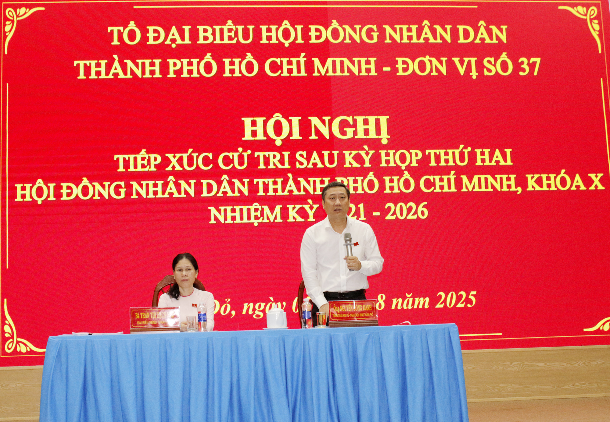 Tổ đại biểu số 37 HĐND TPHCM tiếp xúc cử tri xã Đất Đỏ