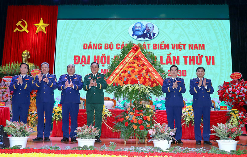Khai mạc trọng thể Đại hội đại biểu Đảng bộ Cảnh sát biển Việt Nam
