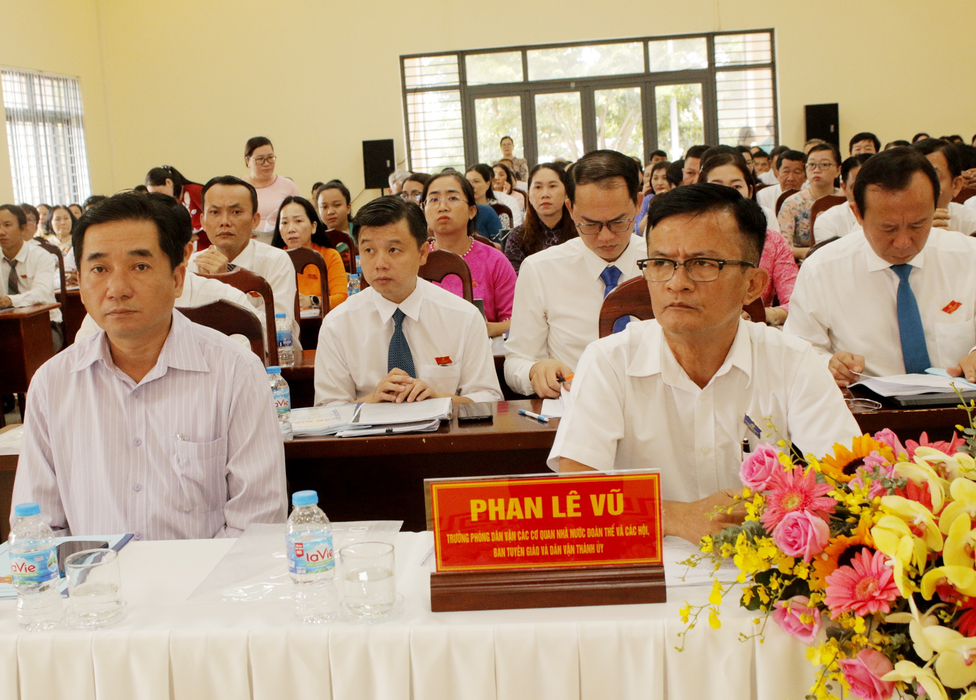 Đại biểu các Ban Đảng TPHCM tham dự phiên trù bị đại hội.