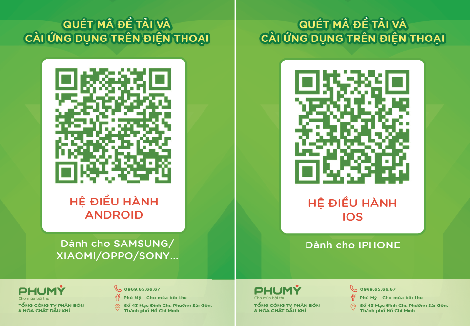 QR để tải app Phu My