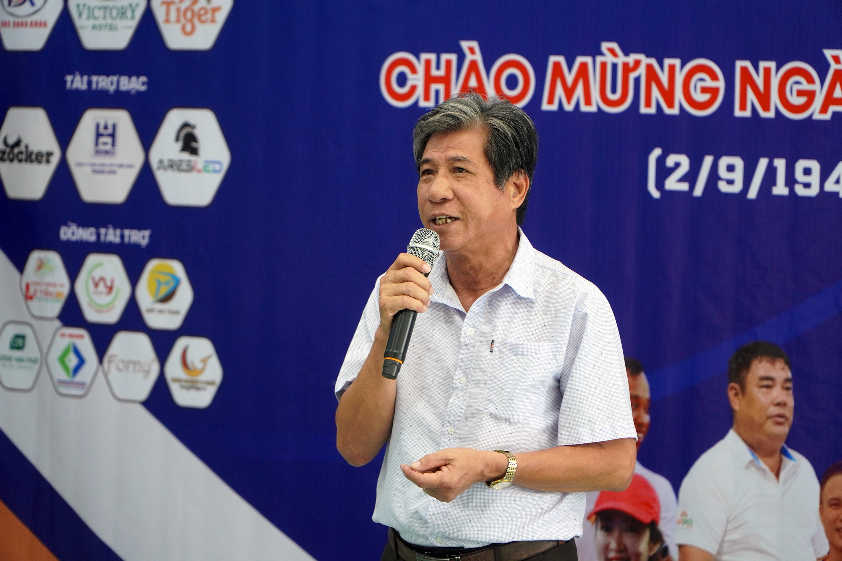 Phó Chủ tịch SME Bà Rịa-Vũng Tàu Bùi Ngọc Diệp phát biểu khai mạc giải.