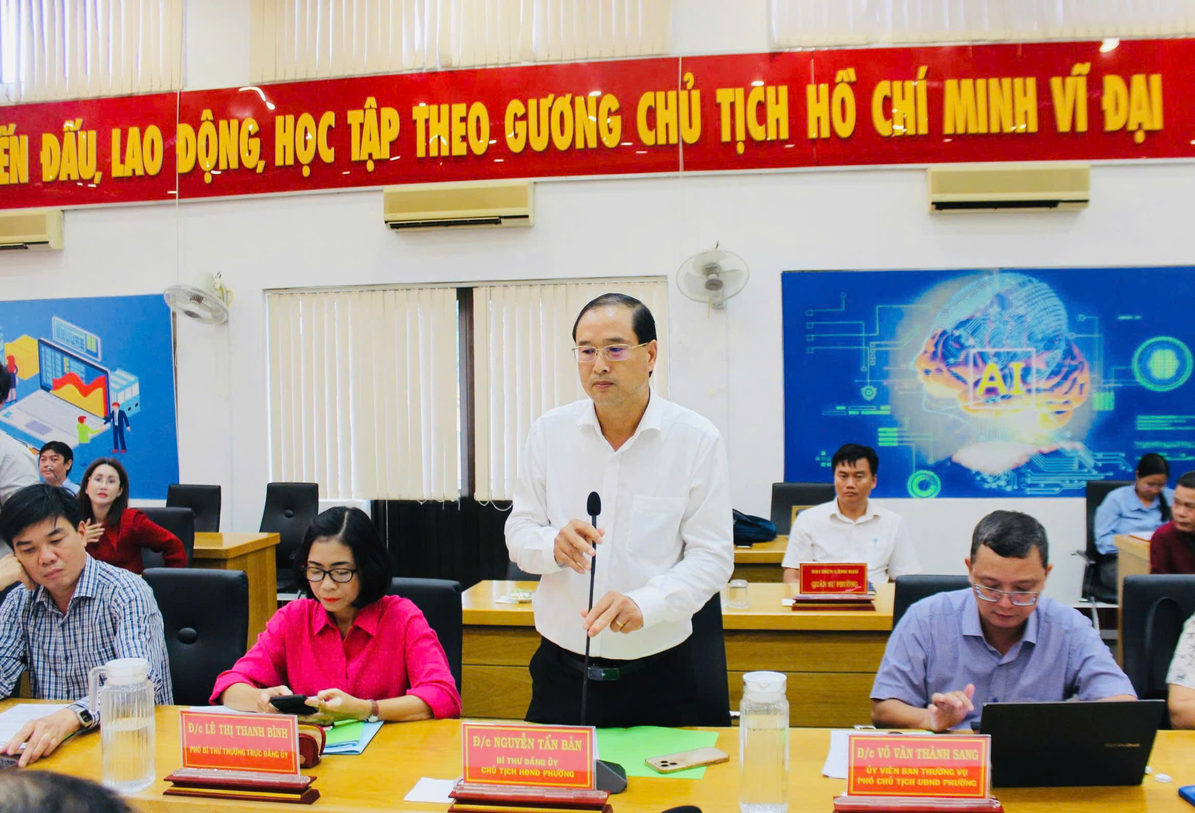 Bí thư Đảng ủy Phường Vũng Tàu Nguyễn Tấn Bản bày tỏ mong muốn phát triển du lịch y tế tại Vũng Tàu.